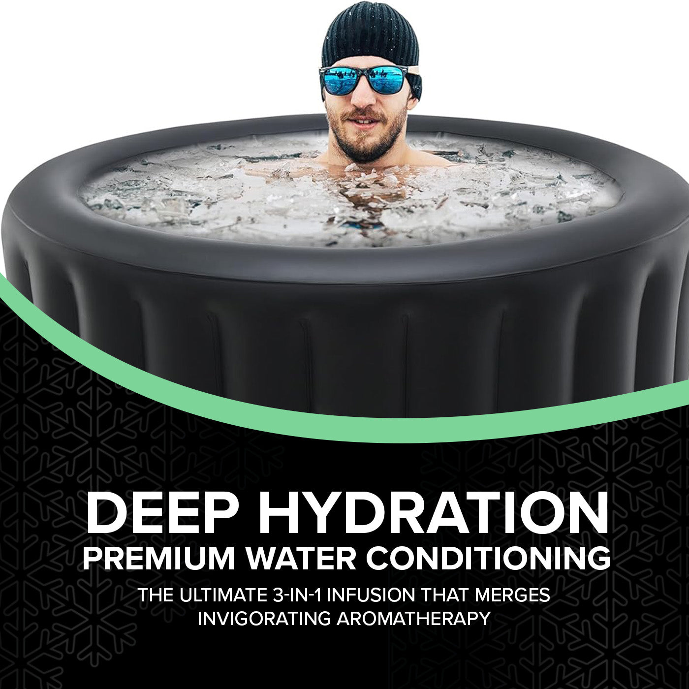 ACTIV8 -  12oz Cold Plunge Hydration - Spazazz Chill Tub Collection