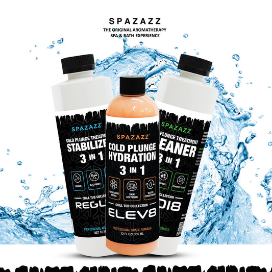 Cold Plunge Collection – 3-in-1 Cleaner, Water Stabilizer & Hydrating Water Conditioner – Perfect for All Cold Plunge & Ice Bath Setups