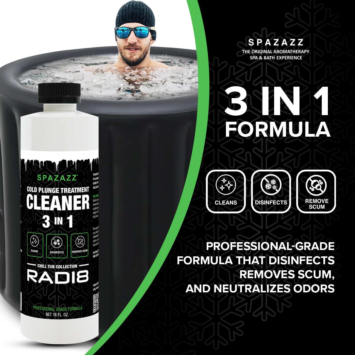 Cold Plunge Collection – 3-in-1 Cleaner, Water Stabilizer & Hydrating Water Conditioner – Perfect for All Cold Plunge & Ice Bath Setups