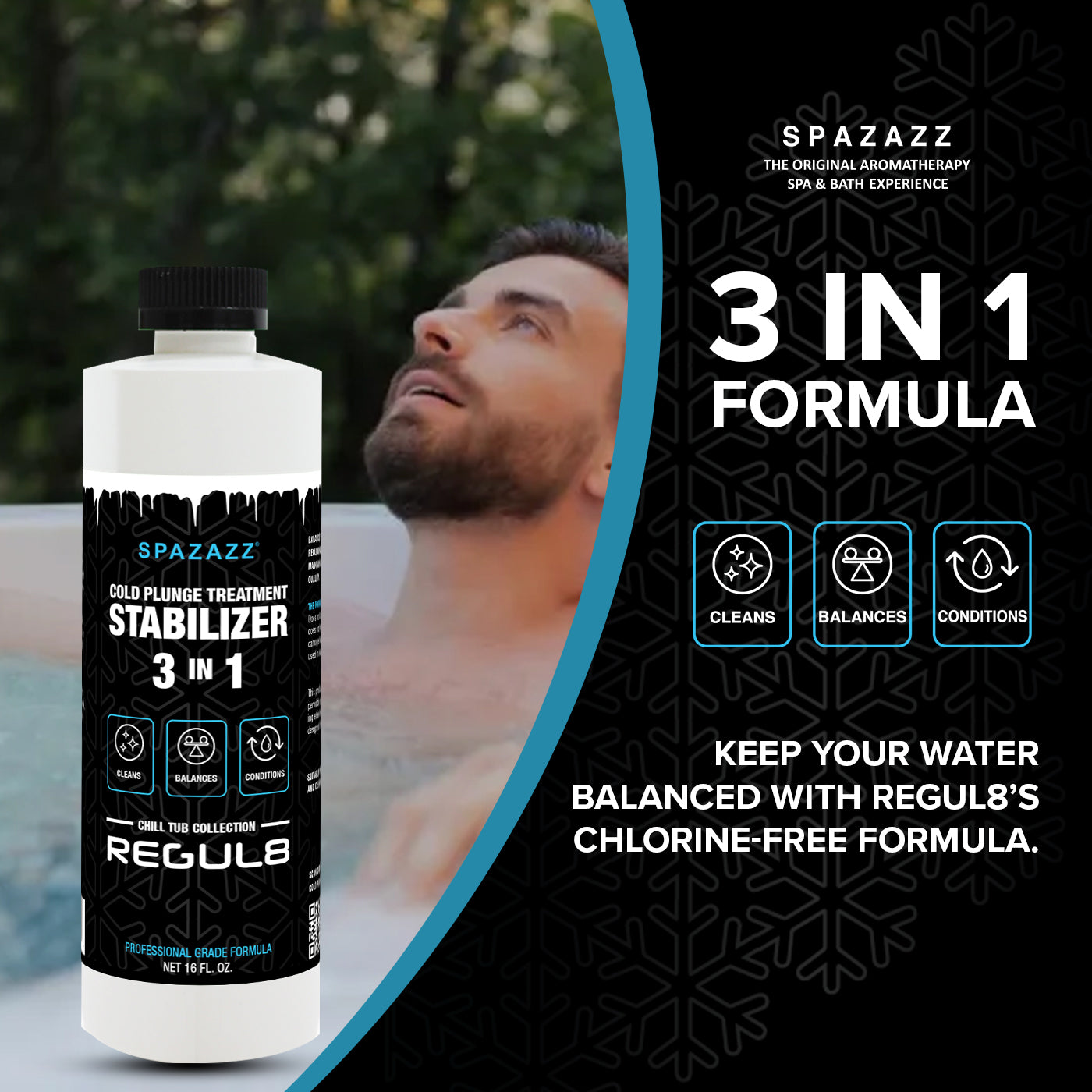 Cold Plunge Collection – 3-in-1 Cleaner, Water Stabilizer & Hydrating Water Conditioner – Perfect for All Cold Plunge & Ice Bath Setups