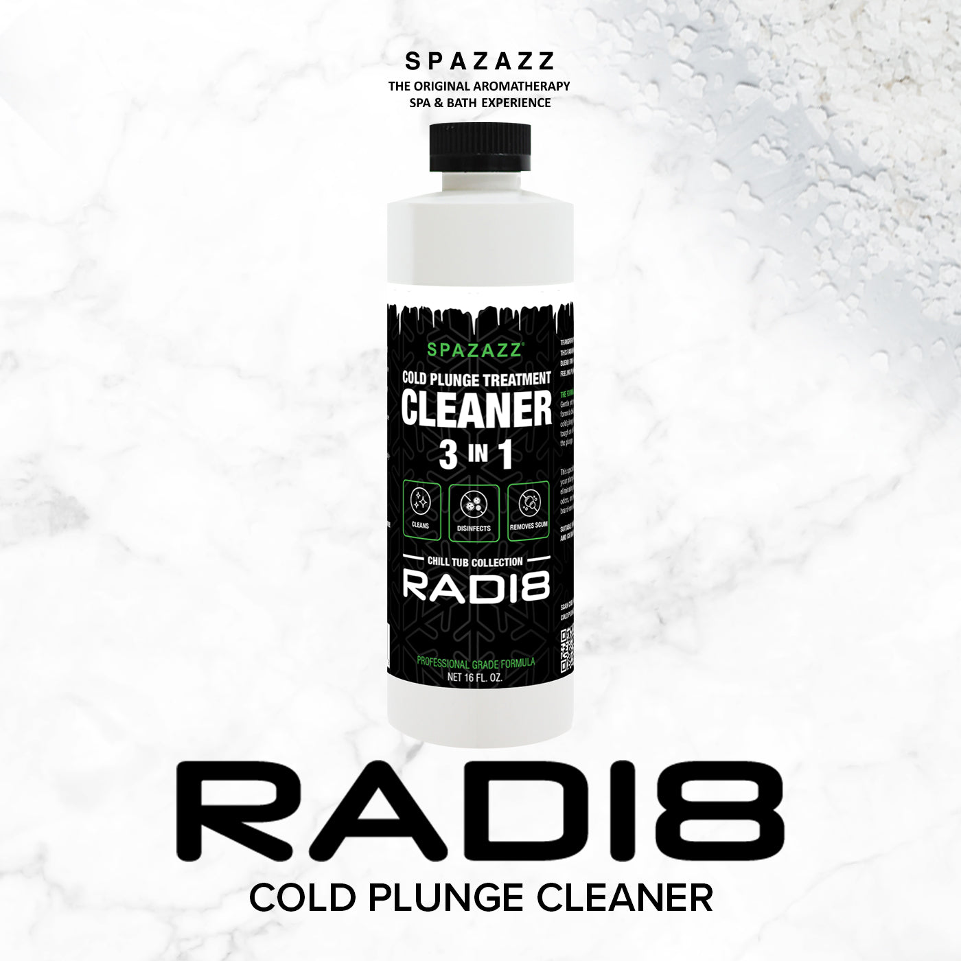 RADI8 - 3 in 1 - Cold Plunge Cleaner - Spazazz Chill Tub Collection